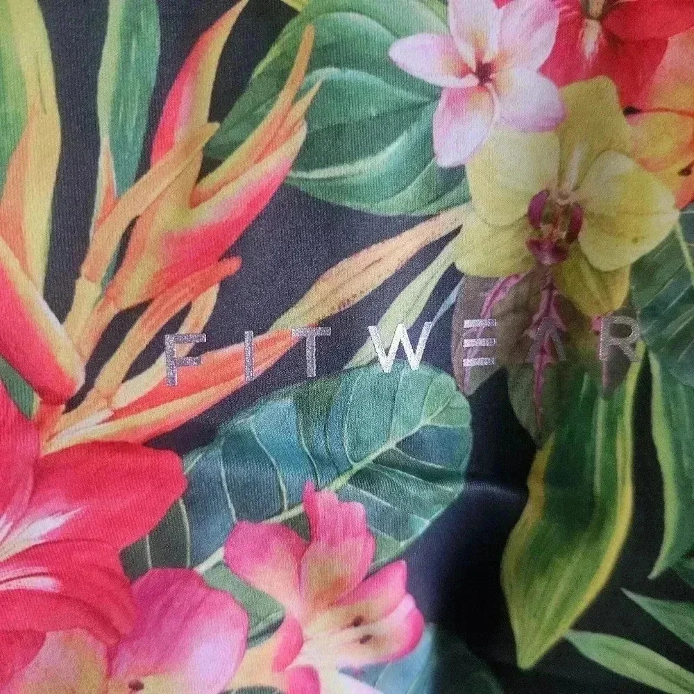 Fitwear sports bra medium tropical flower - Picture 2 of 5